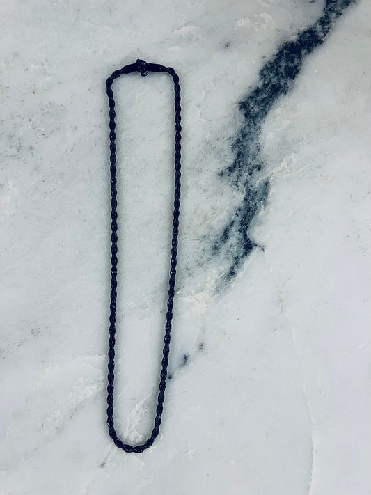 Black rope chain (necklace)